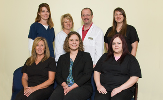 South County Eye Care Staff with Dr. Becker
